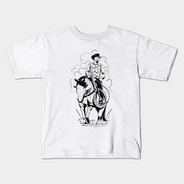 cowboy Kids T-Shirt by vanpaul54